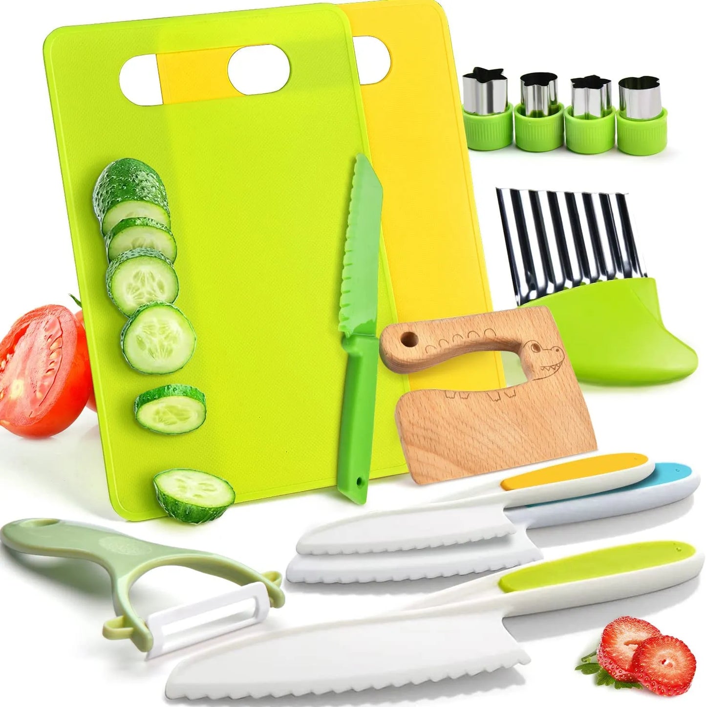 Kit Culinário Montessori Brincamigos + OFERTA E-Book: Pequenos Chefs: 20 Receitas Culinárias para Crianças