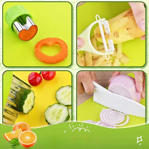 Kit Culinário Montessori Brincamigos + OFERTA E-Book: Pequenos Chefs: 20 Receitas Culinárias para Crianças