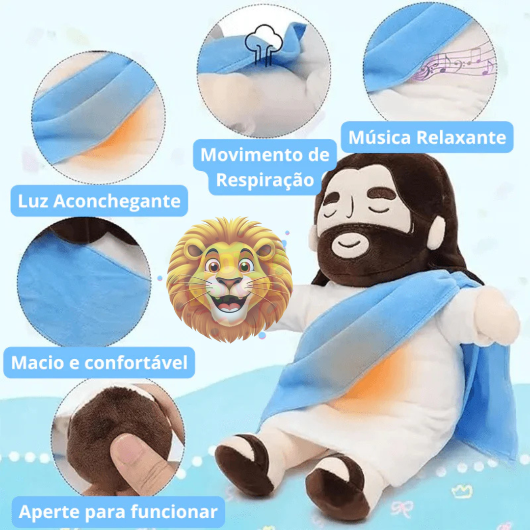 Peluche Jesus Cristo que respira