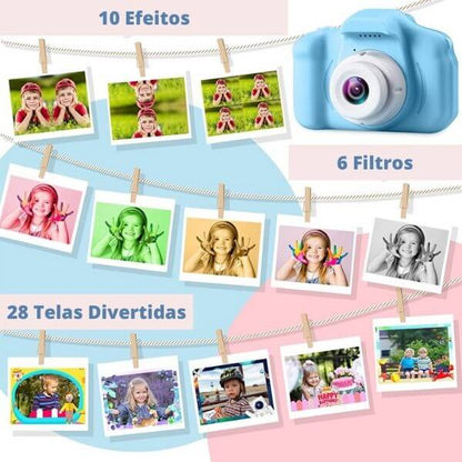 Câmera Digital Brincamigos OFERTA -> Cartão SD 32GB