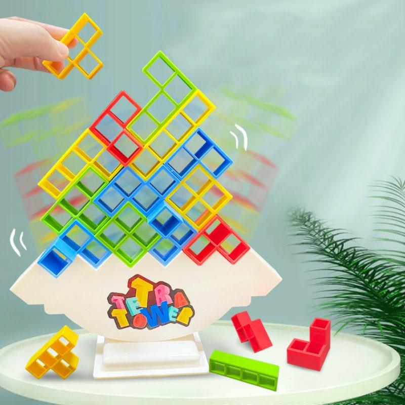 Tetris Tower® + 16 Blocos de Brinde - Brincamigos