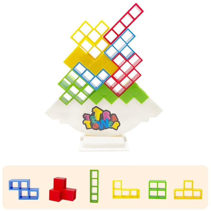 Tetris Tower® + 16 Blocos de Brinde - Brincamigos