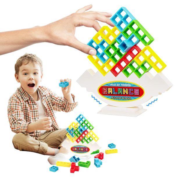 Tetris Tower® + 16 Blocos de Brinde - Brincamigos